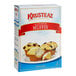 A white and blue box of Krusteaz Professional All-Purpose Muffin Mix.