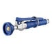 A blue and silver Waterloo pre-rinse spray valve.