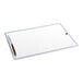 A rectangular sliding glass bottom lid with a silver frame, designed for Avantco ADC-12 and ADC-GEL-13 series units.