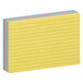 A stack of Oxford assorted color ruled index cards.
