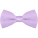 A lilac Henry Segal clip-on bow tie.