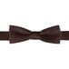 A brown Henry Segal adjustable band bow tie.