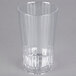 A clear Cambro plastic tumbler.