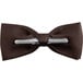 a bow tie with a metal bar