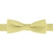 A yellow poly-satin Henry Segal bow tie with an adjustable band.