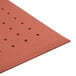 a close-up of a red rubber mat