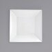 A white square porcelain bowl.