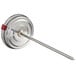 AvaTemp 5" Probe Dial Meat Thermometer with a long metal rod and a red handle.