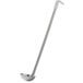 A Vollrath stainless steel ladle with a long handle.