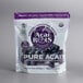An Acai Roots pouch of dark purple acai puree.