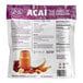 A package of Acai Roots unsweetened organic acai berry puree pouches.