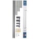 A blue and black L.A. Baby BabyDan gate extension kit box.