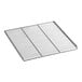 A Beverage-Air metal wire shelf with a grid on it.