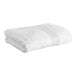 A folded white Lavex Luxury bath sheet on a white background.