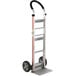 A silver and black Magliner two-wheel hand truck.