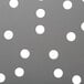 A grey American Metalcraft perforated pizza disk with white dots.
