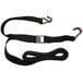 A black Magliner cam strap with metal hooks.