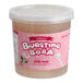 A large plastic tub of Bossen Embrace Pink Rose Bursting Boba weighing 7.04 pounds.