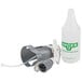 A Unger white and green sprayer system with a belt clip.