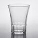 A Duralex clear glass tumbler on a white background.