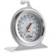 a close-up of a thermometer