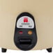 A close-up of the bottom of a Town residential electric rice cooker.