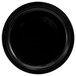a black circle with a dark background