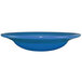 a blue bowl with a white background