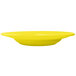 A yellow International Tableware stoneware pasta bowl.