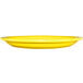 A yellow International Tableware Cancun stoneware platter.