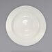 An International Tableware ivory stoneware pasta bowl with a rolled edge on a white background.