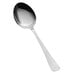 A Vollrath stainless steel serving spoon with a long handle.