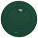 A green International Tableware Cancun stoneware plate with a white background.