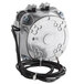 An Avantco condenser fan motor with black and white wires.