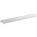 A white metal bar with a rectangular shape.