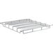 A metal wire shelf for an Avantco refrigerated display case.