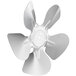The Avantco evaporator fan motor has a white fan blade.