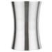 An American Metalcraft stainless steel hourglass-shaped wine cooler.