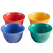 a group of colorful bowls