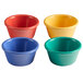 a group of colorful bowls