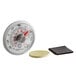 close-up of a temperature gauge