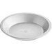 A white round Chicago Metallic pie pan.