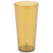 A brown Carlisle plastic tumbler.