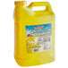 A yellow container of Admiration Canola Oil with a label.