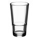 An Acopa Select stackable highball glass with a single line on it.