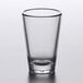 A clear Carlisle SAN plastic dessert shot glass.