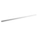 A long thin stainless steel metal bar with white ends.