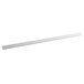 A long white metal rectangular wall guard.