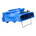 A blue plastic B-Air Ventlo-25 air blower with black blades.