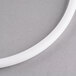 A white circular gasket.